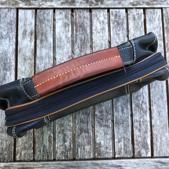 RARE Hartmann Regatta Collection Leather Travel Toiletry Overnight Case Dopp Kit - Picture 9 of 17
